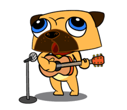 Puggy : I'm Pugman. sticker #2120427