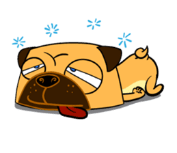 Puggy : I'm Pugman. sticker #2120428