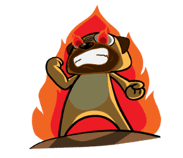 Puggy : I'm Pugman. sticker #2120429