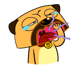 Puggy : I'm Pugman. sticker #2120431