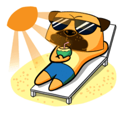 Puggy : I'm Pugman. sticker #2120434