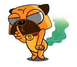Puggy : I'm Pugman. sticker #2120441
