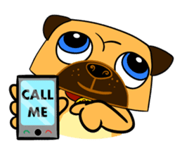 Puggy : I'm Pugman. sticker #2120444