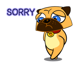 Puggy : I'm Pugman. sticker #2120445