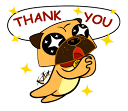 Puggy : I'm Pugman. sticker #2120446