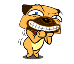 Puggy : I'm Pugman. sticker #2120450