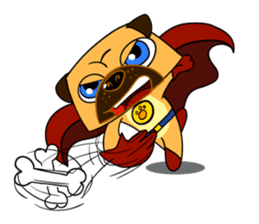 Puggy : I'm Pugman. sticker #2120454