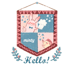 minty friends2 sticker #2120927