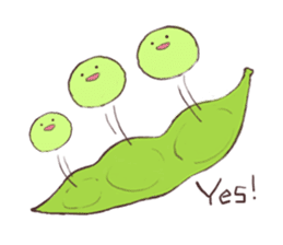 Kawaii EDAMAME sticker #2122191