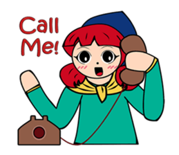 01 : Miss Honeybell (English Version) sticker #2122266