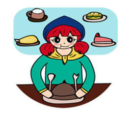 01 : Miss Honeybell (English Version) sticker #2122270