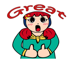 01 : Miss Honeybell (English Version) sticker #2122274