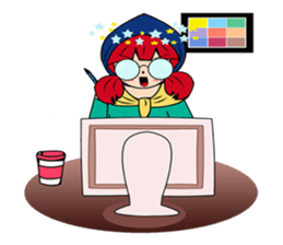 01 : Miss Honeybell (English Version) sticker #2122284