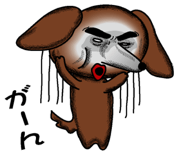 A clever dog Dachshund sticker #2122502