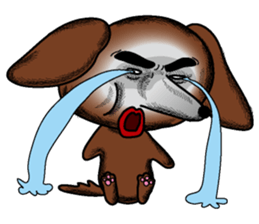 A clever dog Dachshund sticker #2122509