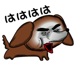 A clever dog Dachshund sticker #2122510