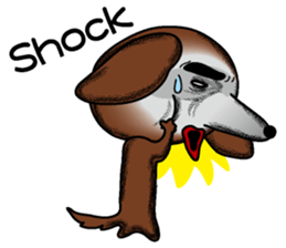 A clever dog Dachshund sticker #2122515