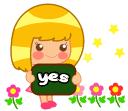 Emily a little girl who loved flowers sticker #2123423