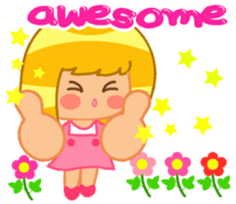 Emily a little girl who loved flowers sticker #2123433