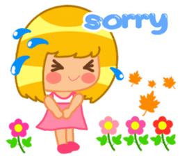 Emily a little girl who loved flowers sticker #2123436