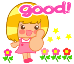 Emily a little girl who loved flowers sticker #2123437