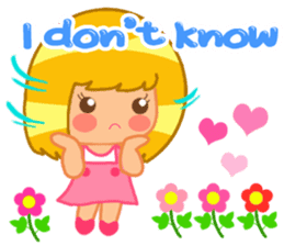 Emily a little girl who loved flowers sticker #2123439