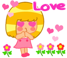 Emily a little girl who loved flowers sticker #2123440