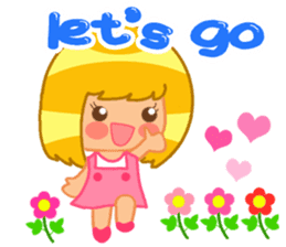 Emily a little girl who loved flowers sticker #2123443