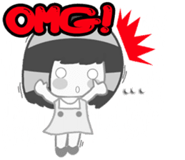 Emily a little girl who loved flowers sticker #2123446