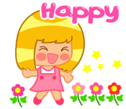 Emily a little girl who loved flowers sticker #2123450
