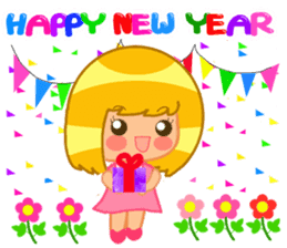 Emily a little girl who loved flowers sticker #2123453