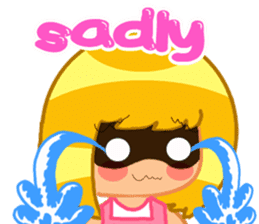 Emily a little girl who loved flowers sticker #2123454