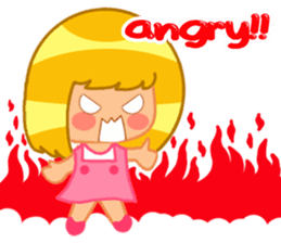 Emily a little girl who loved flowers sticker #2123456