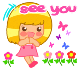 Emily a little girl who loved flowers sticker #2123457