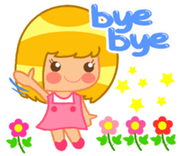 Emily a little girl who loved flowers sticker #2123459