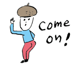 Acorn man sticker #2123541