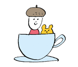 Acorn man sticker #2123549