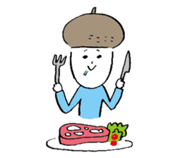 Acorn man sticker #2123551