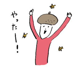 Acorn man sticker #2123562