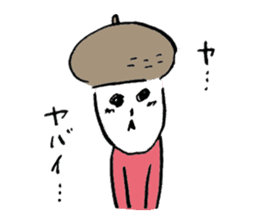 Acorn man sticker #2123568