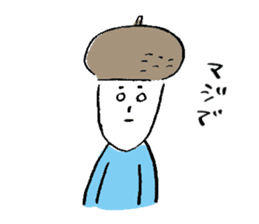 Acorn man sticker #2123572