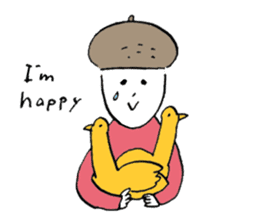 Acorn man sticker #2123573