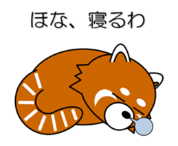 Red panda in Kansai region of Japan 1 sticker #2123824