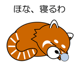 Red panda in Kansai region of Japan 1 sticker #2123824