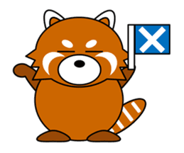 Red panda in Kansai region of Japan 1 sticker #2123826