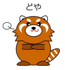 Red panda in Kansai region of Japan 1 sticker #2123829