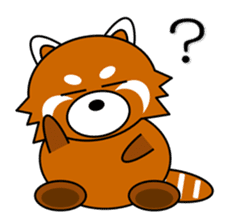 Red panda in Kansai region of Japan 1 sticker #2123831