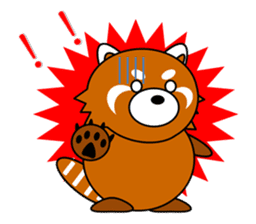 Red panda in Kansai region of Japan 1 sticker #2123843