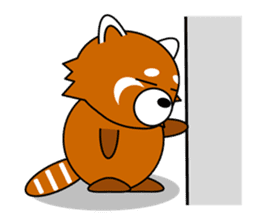 Red panda in Kansai region of Japan 1 sticker #2123850
