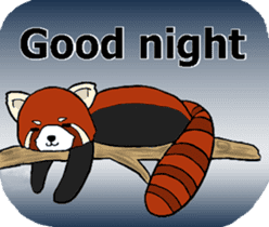 Red panda's relaxing life sticker #2124124